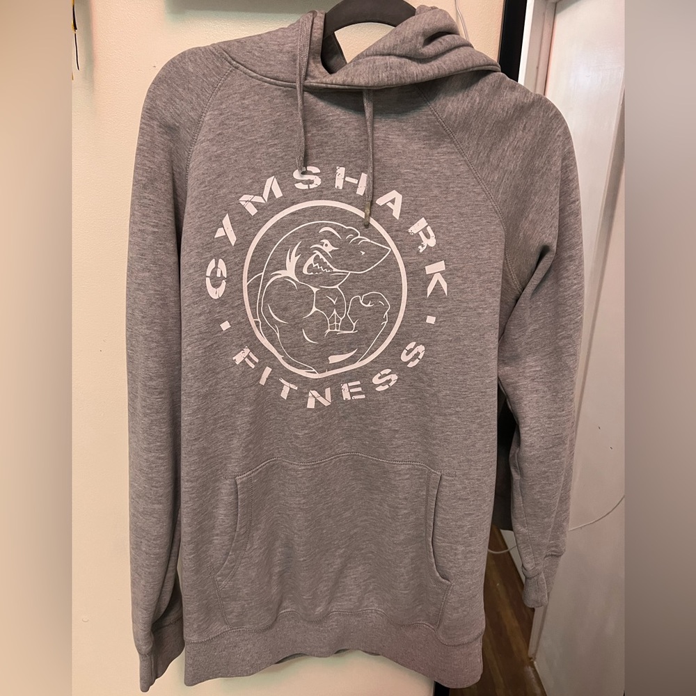 Gym shark-fitness-pullover Light Grey